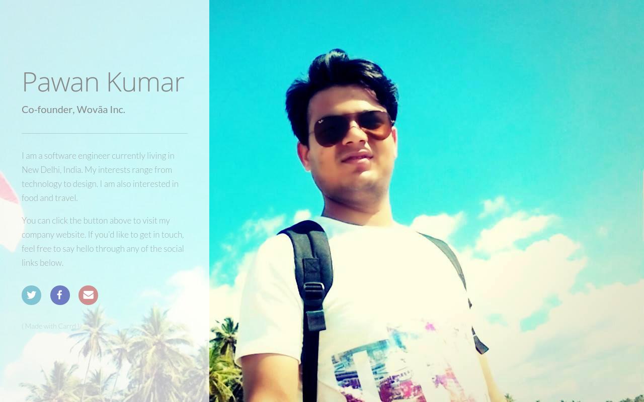 Carrd profile picture for @pawan